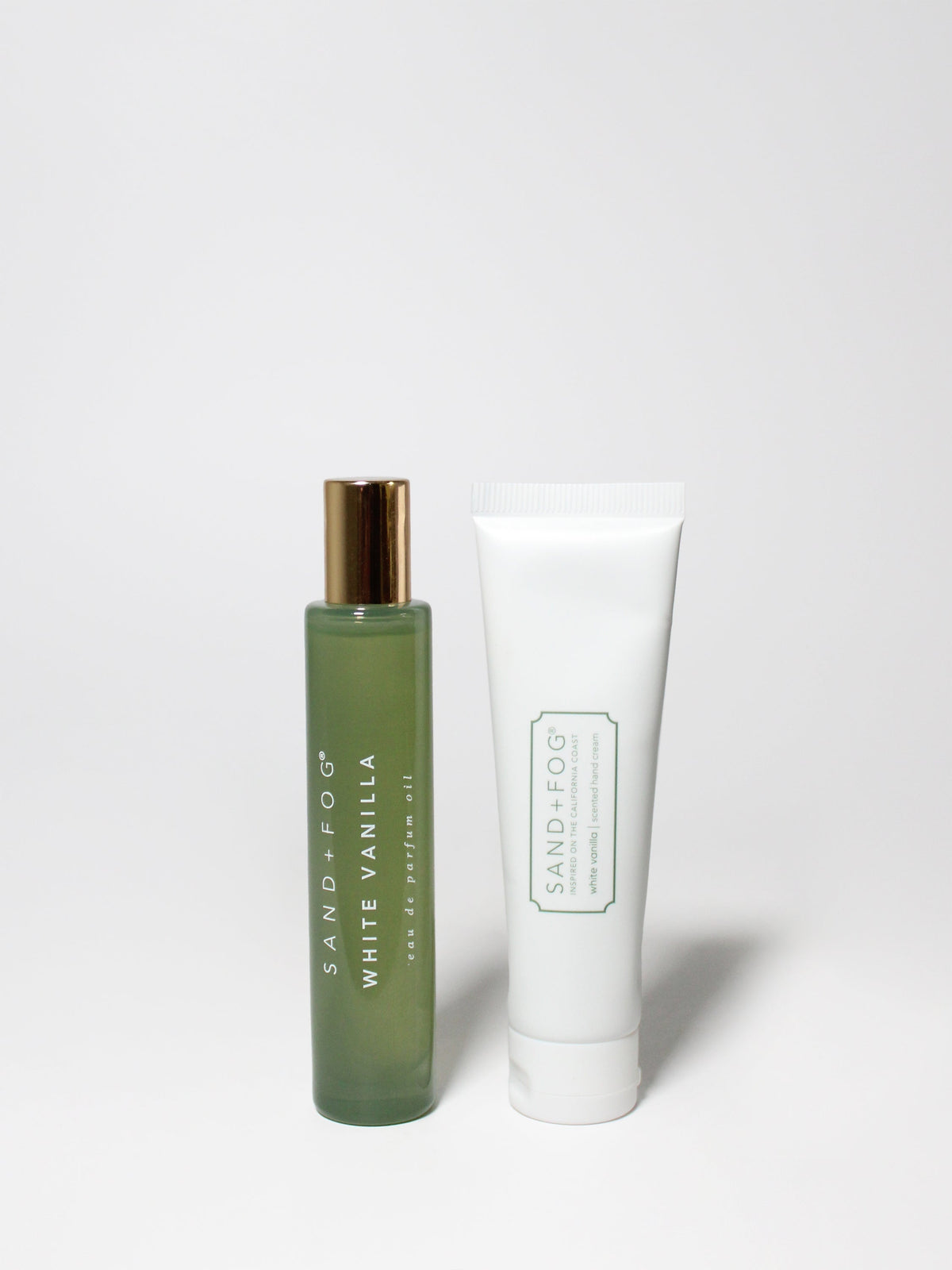 Nourishing Hand Cream and Perfume Oil Rollerball Set - White Vanilla
