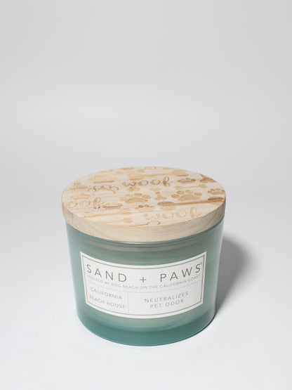 Cozy Sand + Paws California Beach House 12 oz scented candle