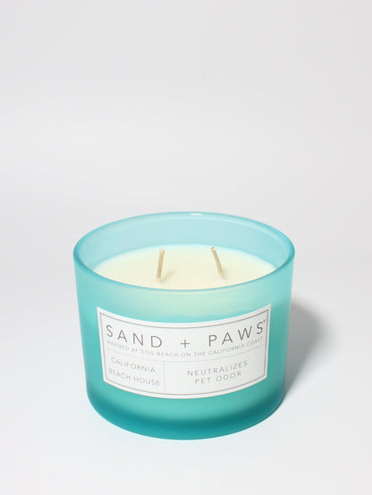 Cozy Sand + Paws California Beach House 12 oz scented candle