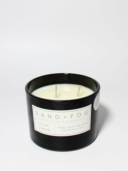 Cozy Olive Lemon 12 oz scented candle