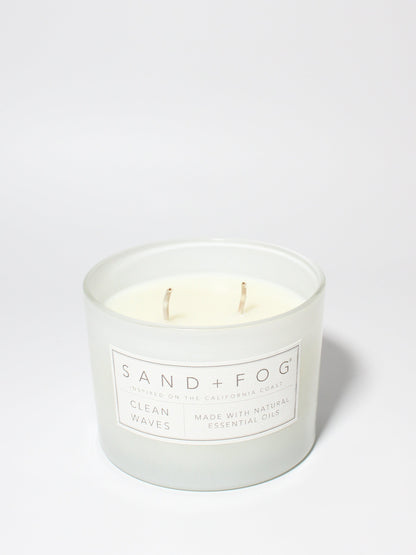 Cozy Clean Waves 12 oz scented candle