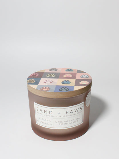 Cozy Sand + Paws California Beach House 12 oz scented candle