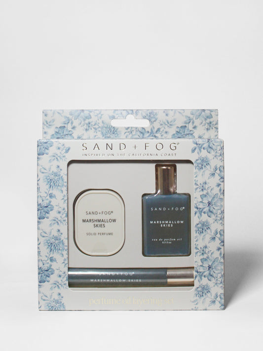 Elegant Perfume Oil Rollerballs and Solid Perfume Set - Marshmallow Skies