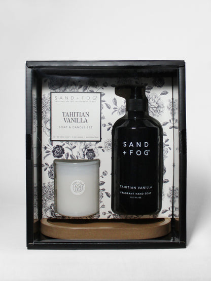 Nourishing Tahitian Vanilla Hand Soap & Candle Set