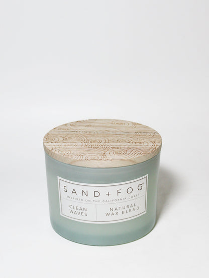 Cozy Clean Waves 12 oz scented candle