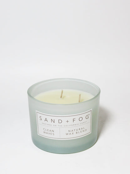 Cozy Clean Waves 12 oz scented candle