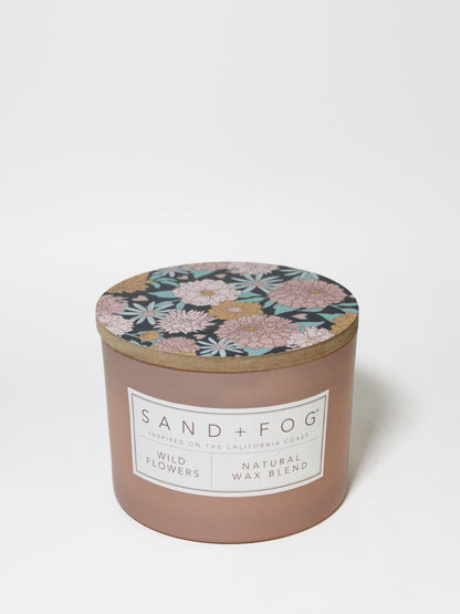 Cozy Wild Flowers 12 oz scented candle