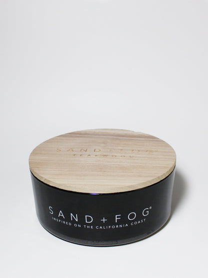 Cozy Teakwood 34 oz scented candle