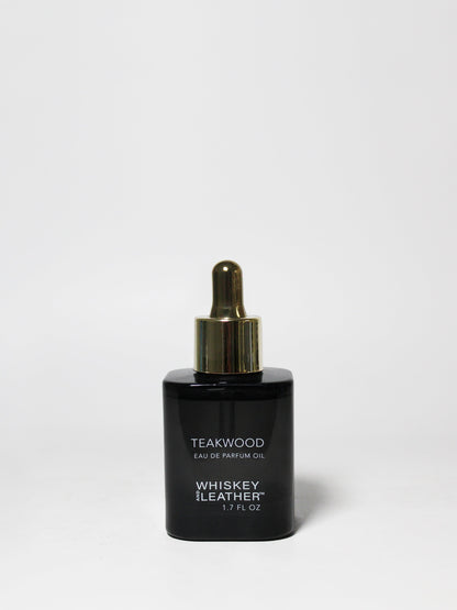 Elegant Teakwood 50ml Perfume Oil Dropper