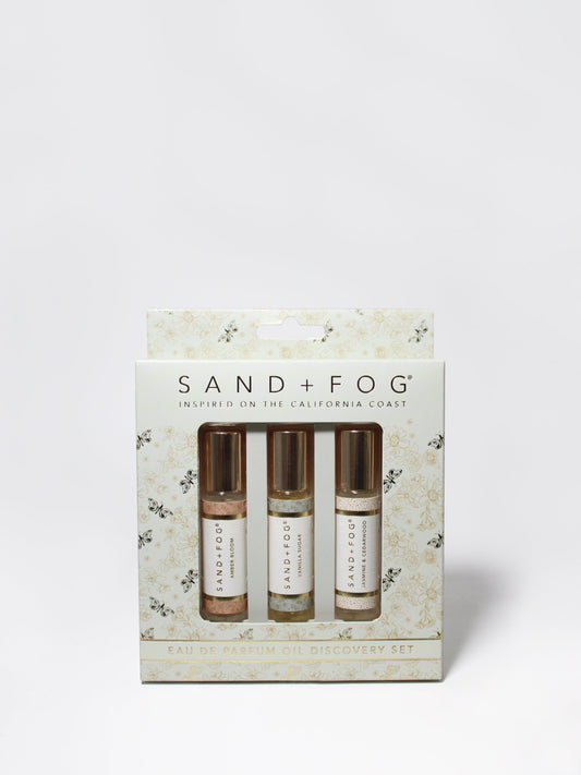 Elegant Exploratory Perfume Oil Rollerball Set - Sugared Blooms Collection