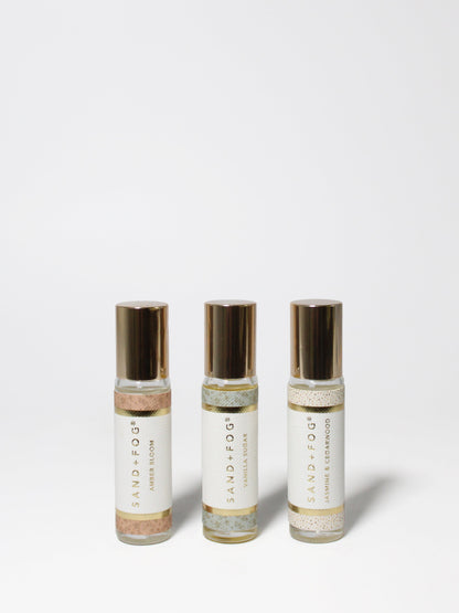 Elegant Exploratory Perfume Oil Rollerball Set - Sugared Blooms Collection