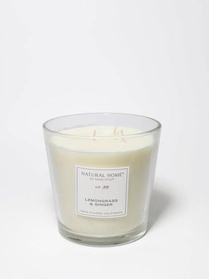 Cozy Lemongrass & Ginger Natural Home 31 oz scented candle