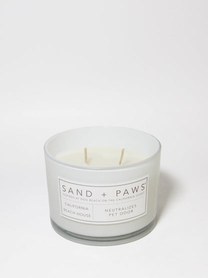 Cozy Sand + Paws California Beach House 12 oz scented candle