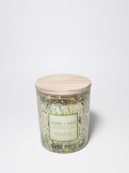 Cozy Sage & Sea Salt 11.5 oz scented candle