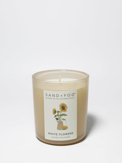 Cozy White Flowers 10 oz scented candle