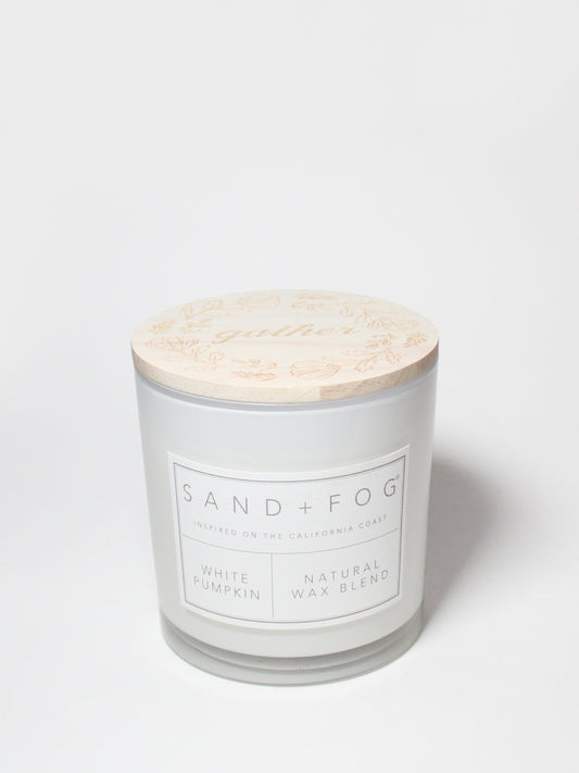 Cozy White Pumpkin 21 oz scented candle