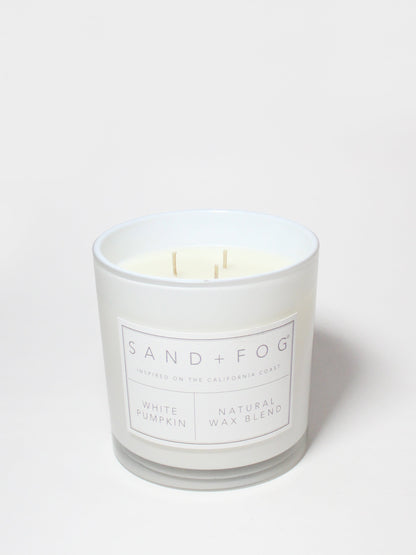 Cozy White Pumpkin 21 oz scented candle