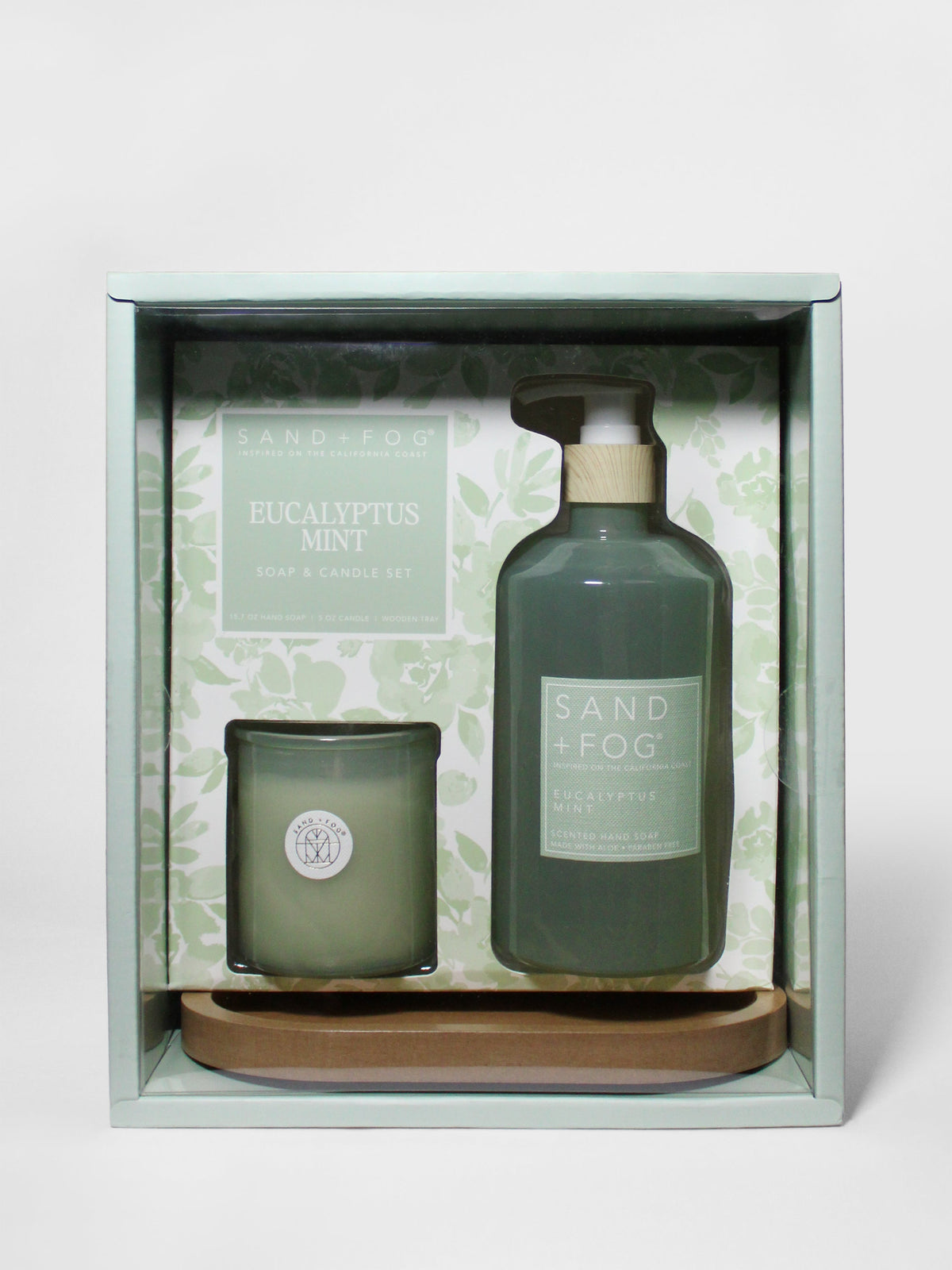 Nourishing Eucalyptus Mint Hand Soap & Candle Set