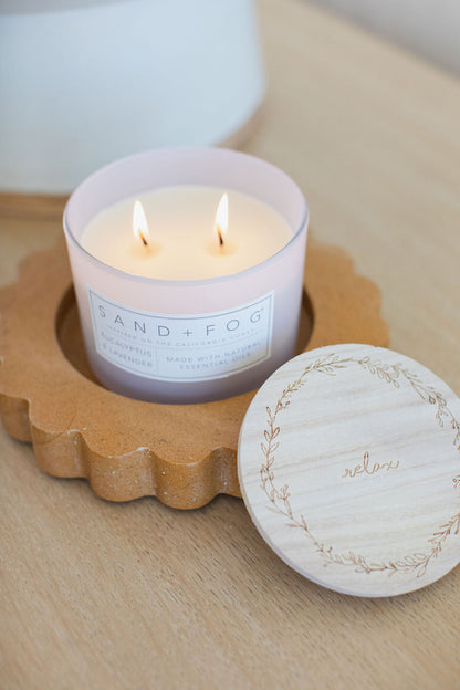 Cozy Eucalyptus & Lavender 12 oz scented candle