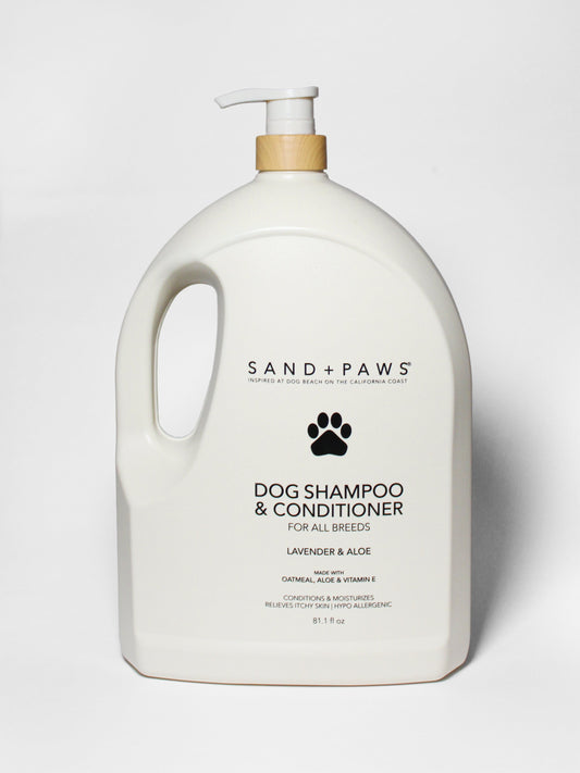 Nourishing Sand + Paws Pet Shampoo & Conditioner - Lavender & Aloe