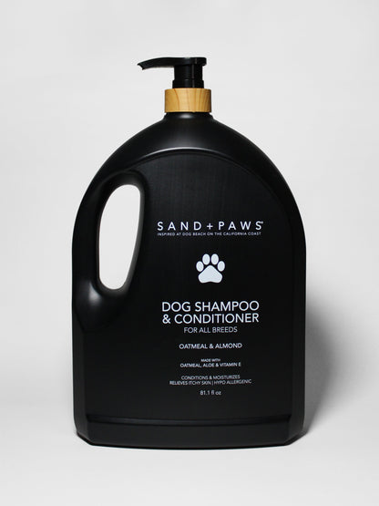 Nourishing Sand + Paws Pet Shampoo & Conditioner - Oatmeal & Almond