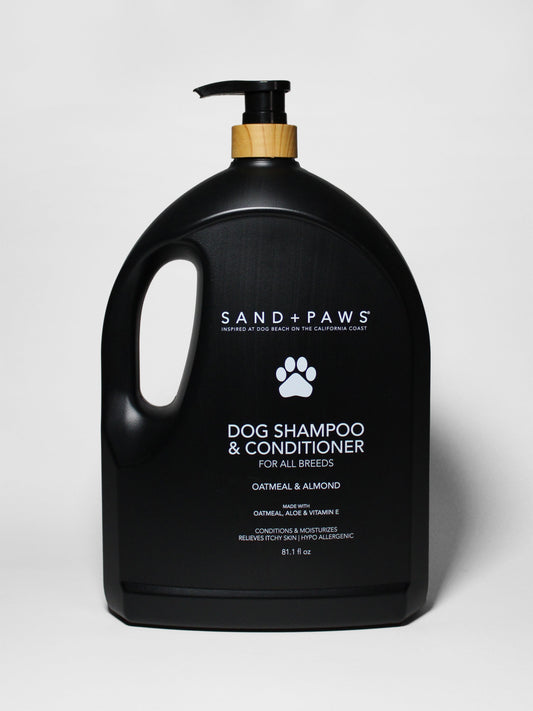 Nourishing Sand + Paws Pet Shampoo & Conditioner - Oatmeal & Almond