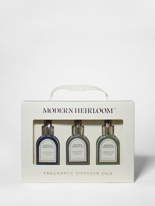Elegant 3 pack of 15 ml Fragrance Diffuser Oils - Modern Heirloom