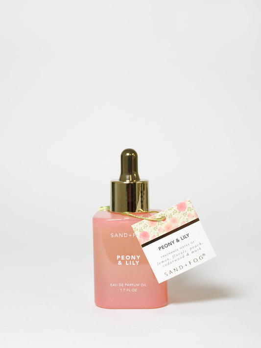 Elegant Peony & Lily 50 ml Perfume Oil Dropper