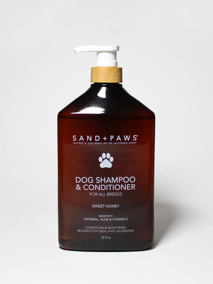 Nourishing Sand + Paws Pet Shampoo & Conditioner - Sweet Honey