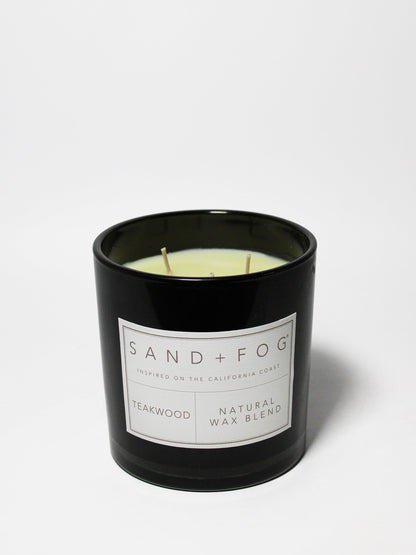 Cozy Teakwood 21 oz scented candle