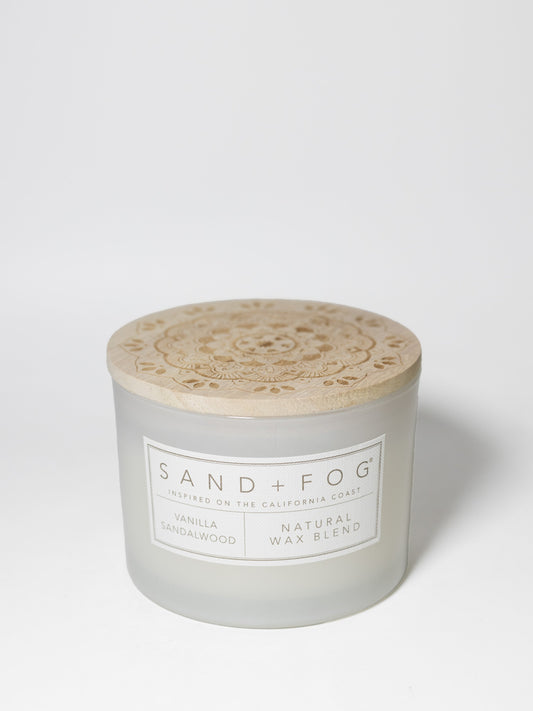 Cozy Vanilla Sandalwood 12 oz scented candle