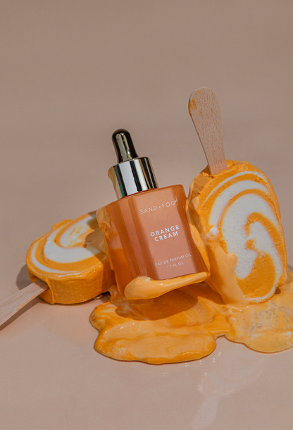 Elegant Orange Cream 50ml Perfume Oil Dropper
