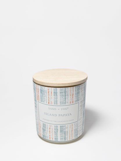 Cozy Island Papaya 10 oz scented candle