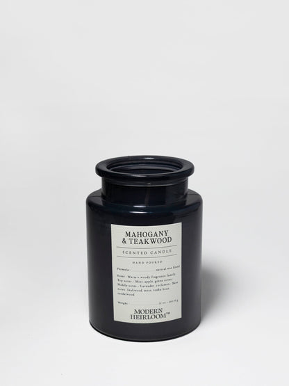 Cozy Mahogany & Teakwood 12 oz scented candle