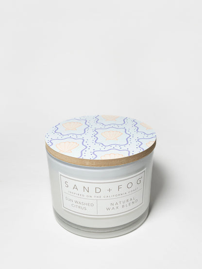 Cozy Sun Washed Citrus 12 oz scented candle