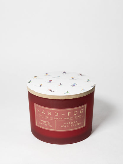 Cozy White Cypress 12 oz scented candle